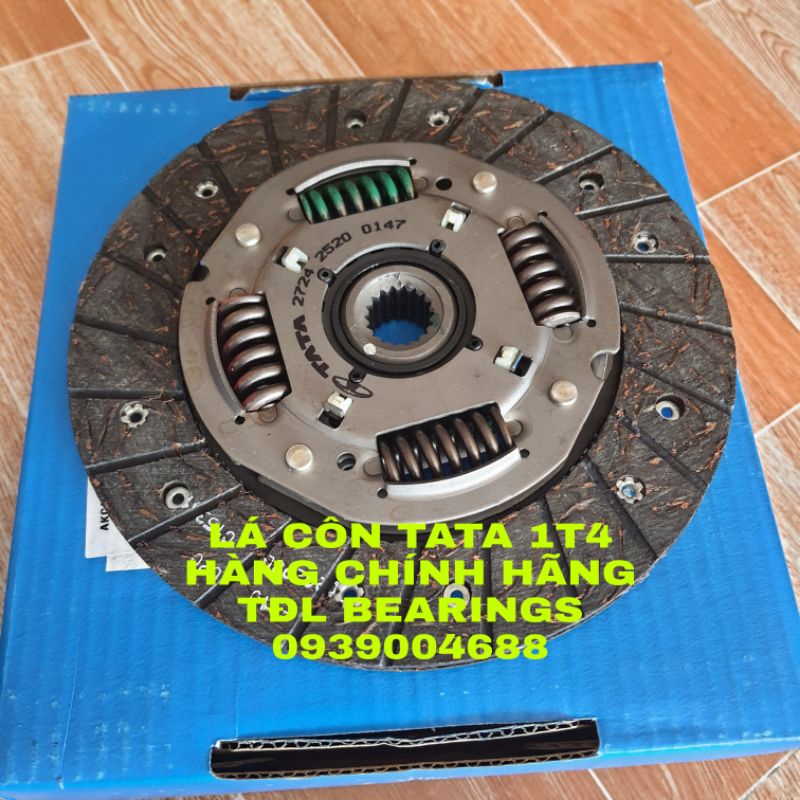TRỌN BỘ LÁ CÔN, MÂM ÉP, BI TE XE TẢI TATA 1, 4 TẤN