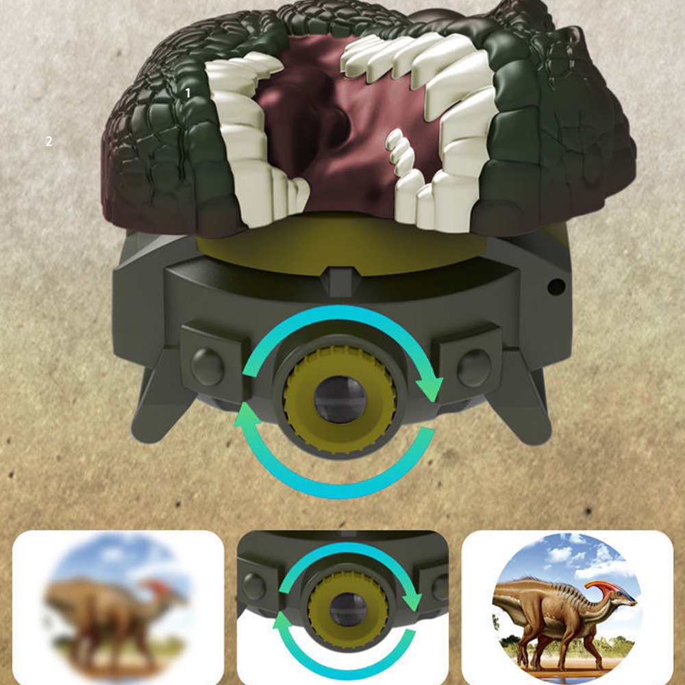 Đồ Chơi Trẻ Em Máy Chiếu Phim Hoạt Hình 3D Khủng Long Cá Mập