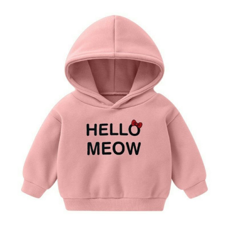 ÁO NỈ HOODIE CHO BÉ GÁI