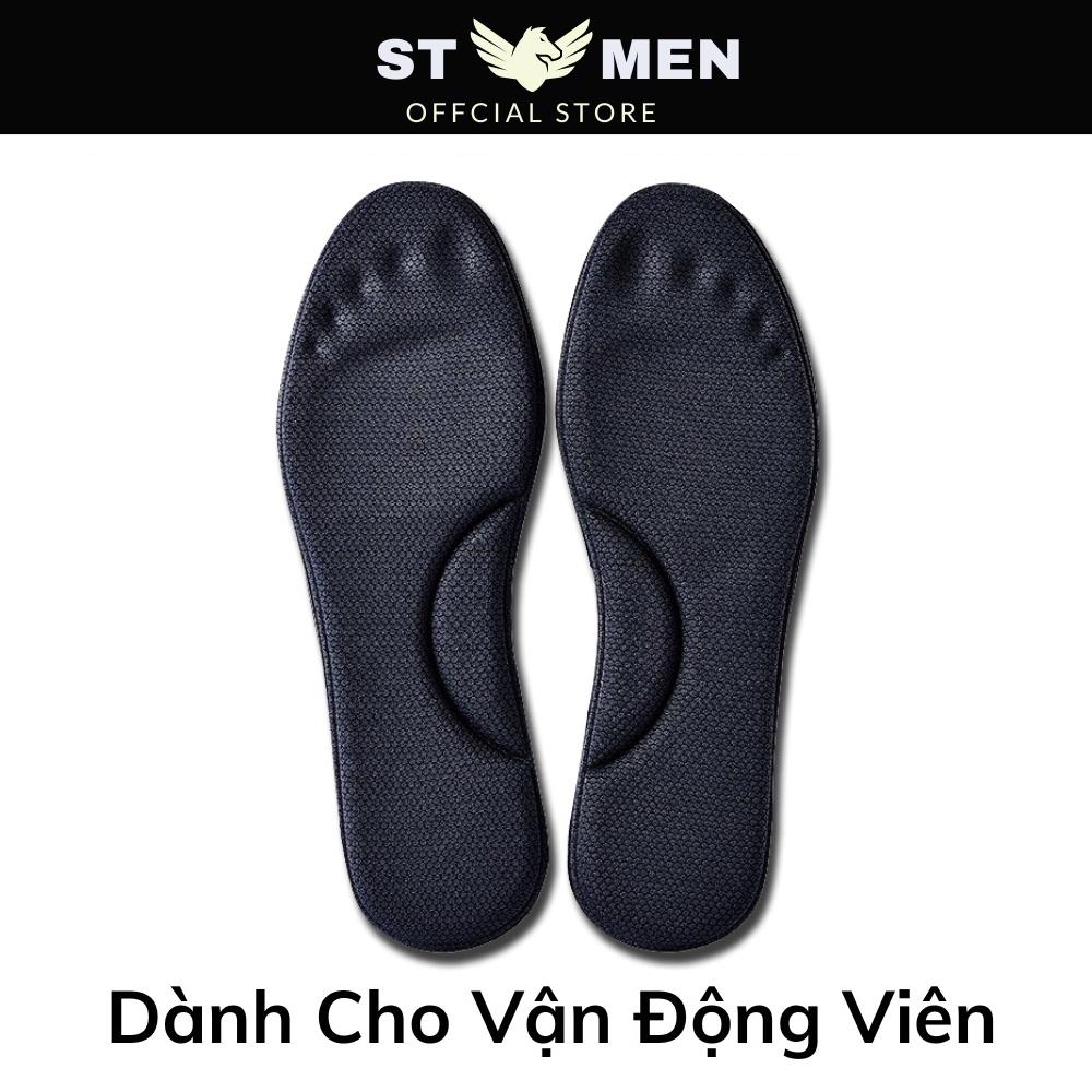 Lót Giày Thể Thao Êm Chân Siêu Nhẹ Giảm Sóc, Khử Mùi, Thoáng Khí