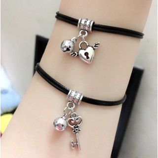 Cặp chìa khoá ổ khoá xi bạc (ổ tim)