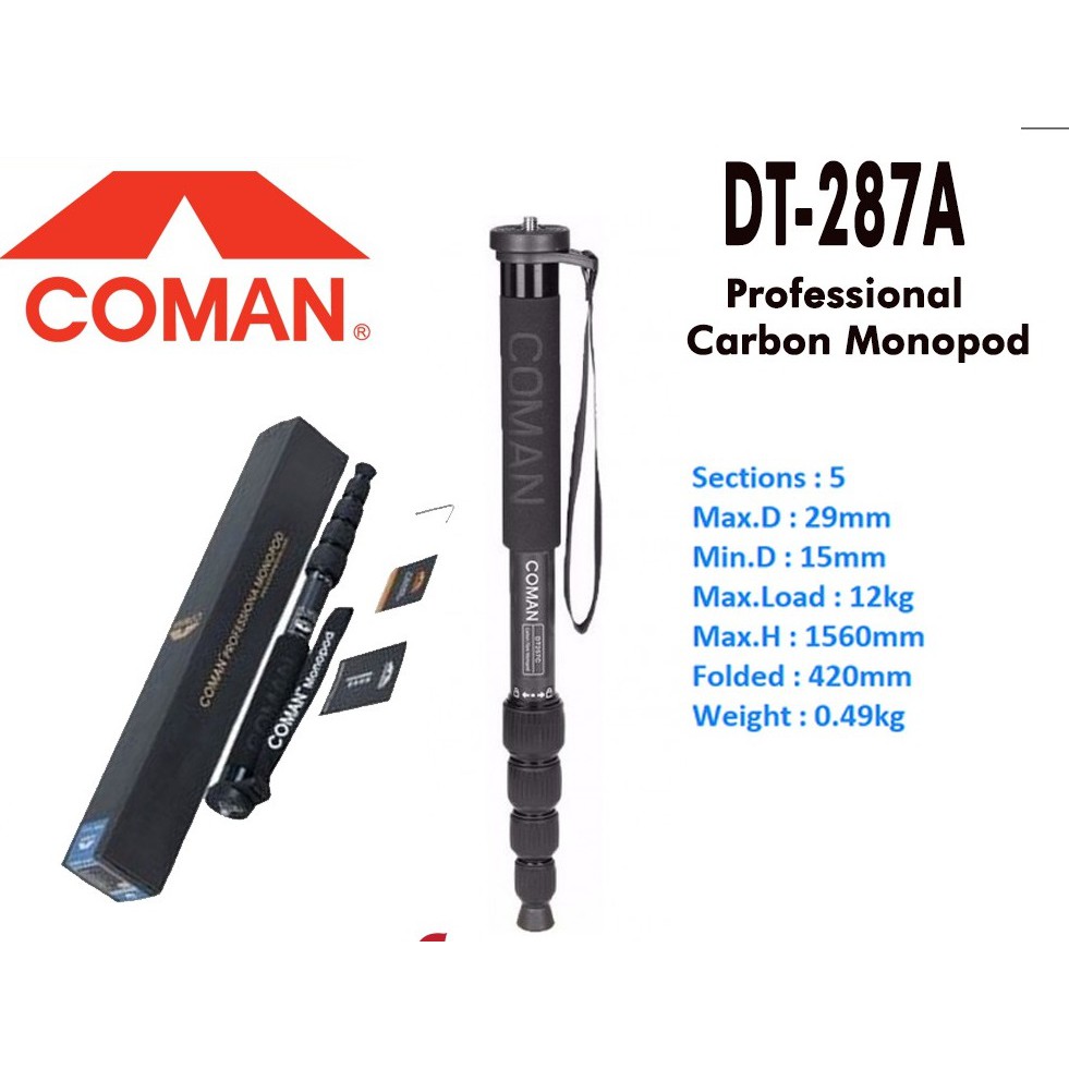 CHÂN MÁY ẢNH MONOPOD COMAN DT-287A