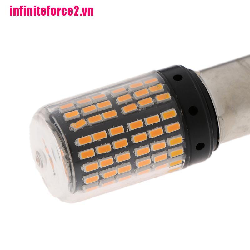 Set 2 Đèn Tín Hiệu Màu Vàng 1156 1095 1141 P21W Ba15S 7506 Led 3014 Chuyên Dụng