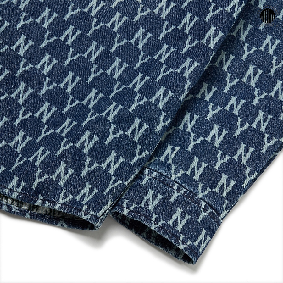 Áo Sơ Mi M.L.B MONOGRAM Denim Shirt NEW YORK YANKEES