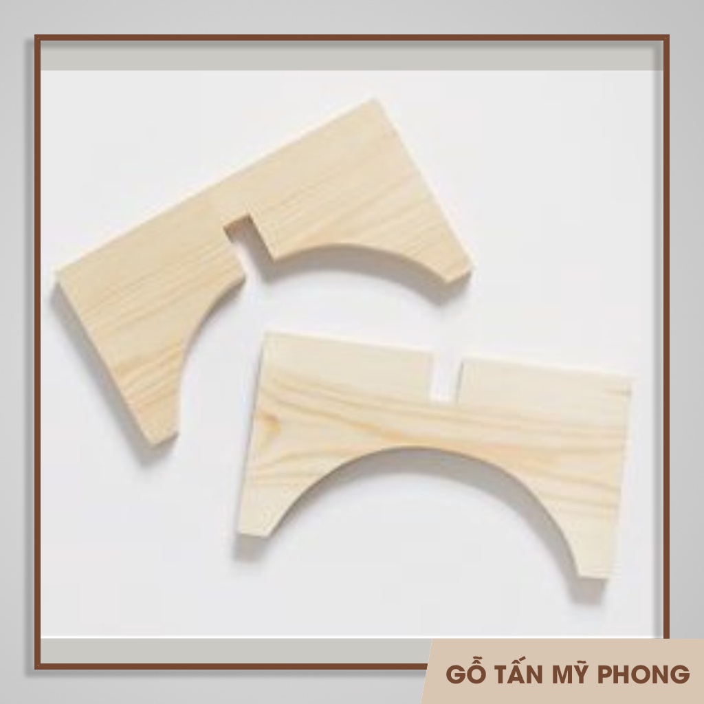 Đôn gỗ kê chậu sen đá, xương rồng | Kệ để đồ mini tháo lắp dễ dàng| Giá đỡ tiện lợi 5.5x10cm