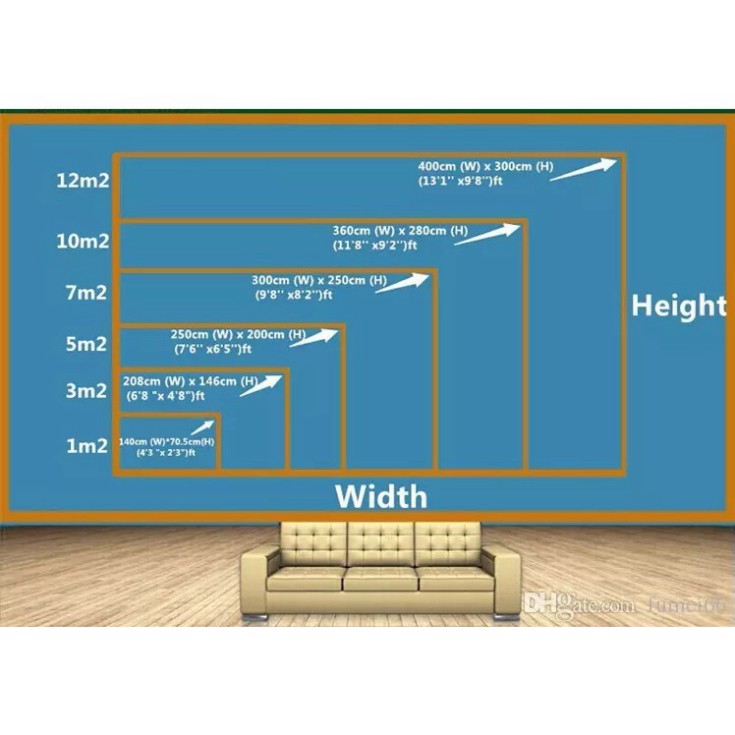 Tranh hồ nước hậu duệ mặt trời, tranh dán tường 3d hiện đại (tích hợp sẵn keo)