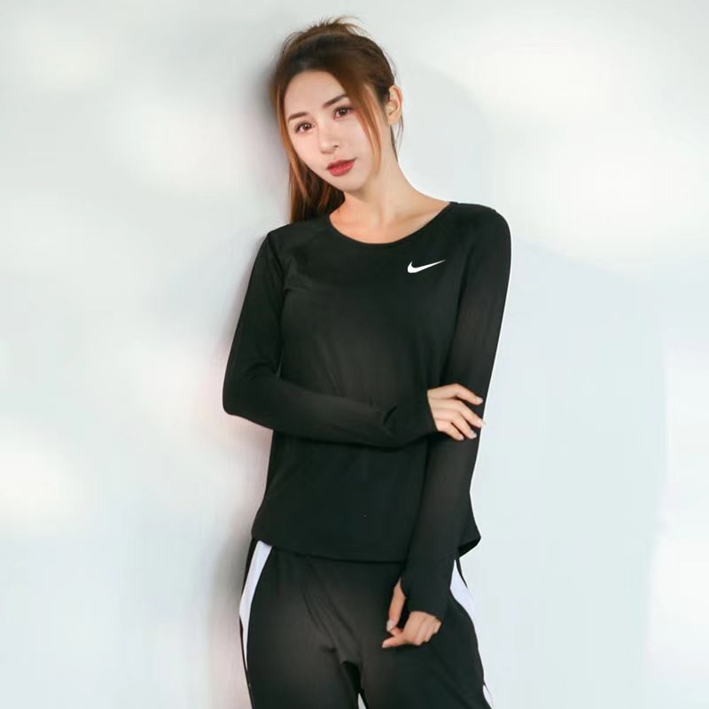 Áo Thể Thao Nike Chất Liệu Nhanh Khô Thời Trang Mùa Thu Cho Nữ