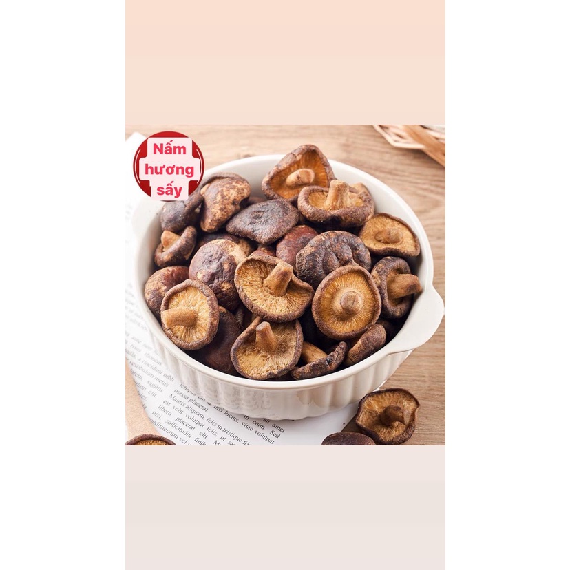 Nấm hương sấy giòn loại 1 thơm ngon 250g - Hoa quả sấy Lenmart