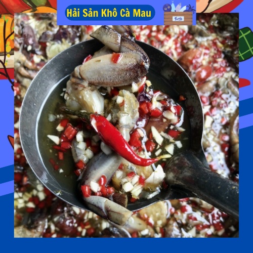 1kg ba khía Rạch Gốc trộn tỏi ớt mặn mặn ngọt ngọt Hải Sản Khô 69.