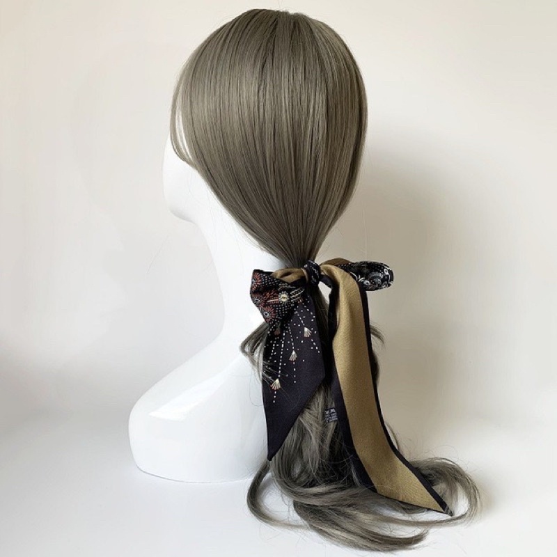 Khăn dài quấn túi xách in hoa văn đẹp cao cấp - Maben