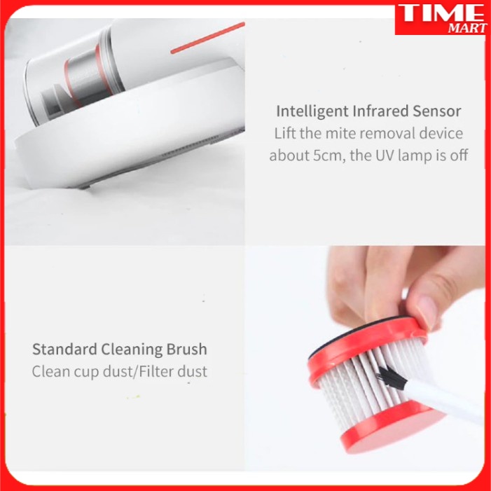 Máy hút bụi giường nệm cầm tay đa năng Xiaomi Deerma DEM CM1300 - 3 in 1[TIME_MART siêu thị tiện ích gia đình]