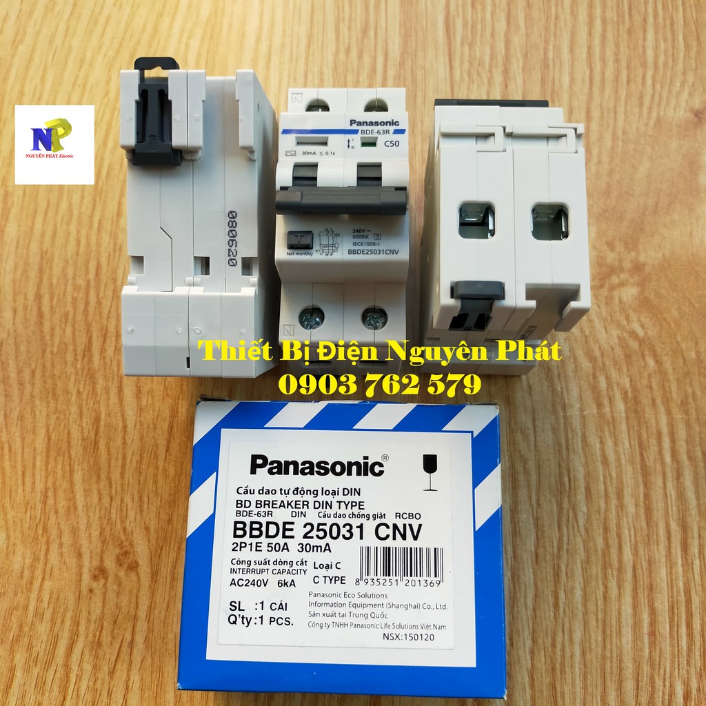 CB Chống Giật Panasonic RCBO