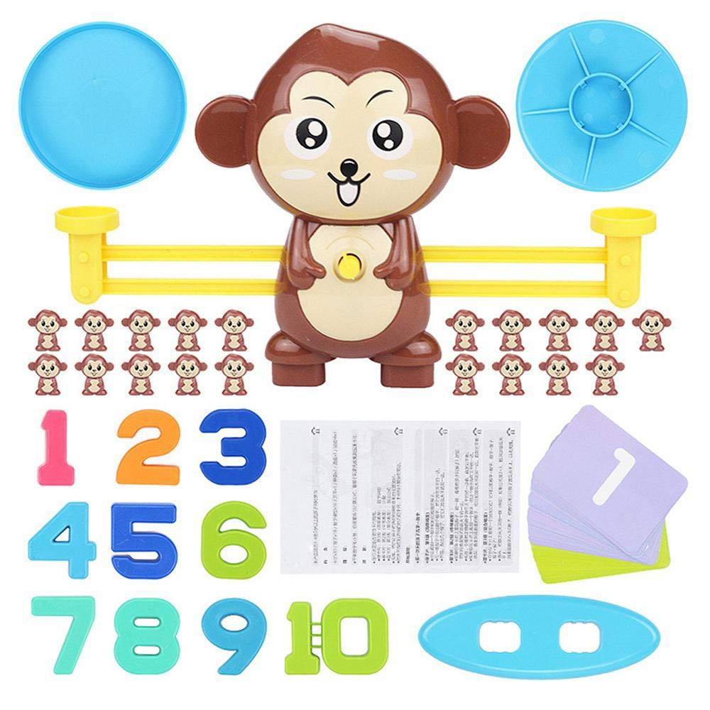 Đồ chơi trẻ em khỉ cân bằng đồ chơi trí tuệ giúp bé học toán dễ dàng, chất lượng nhựa an toàn cho bé- đồ chơi thông minh