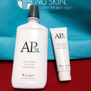 Combo kem đánh răng ap24 và nước xúc miệng ap24 Của nuskin Mỹ