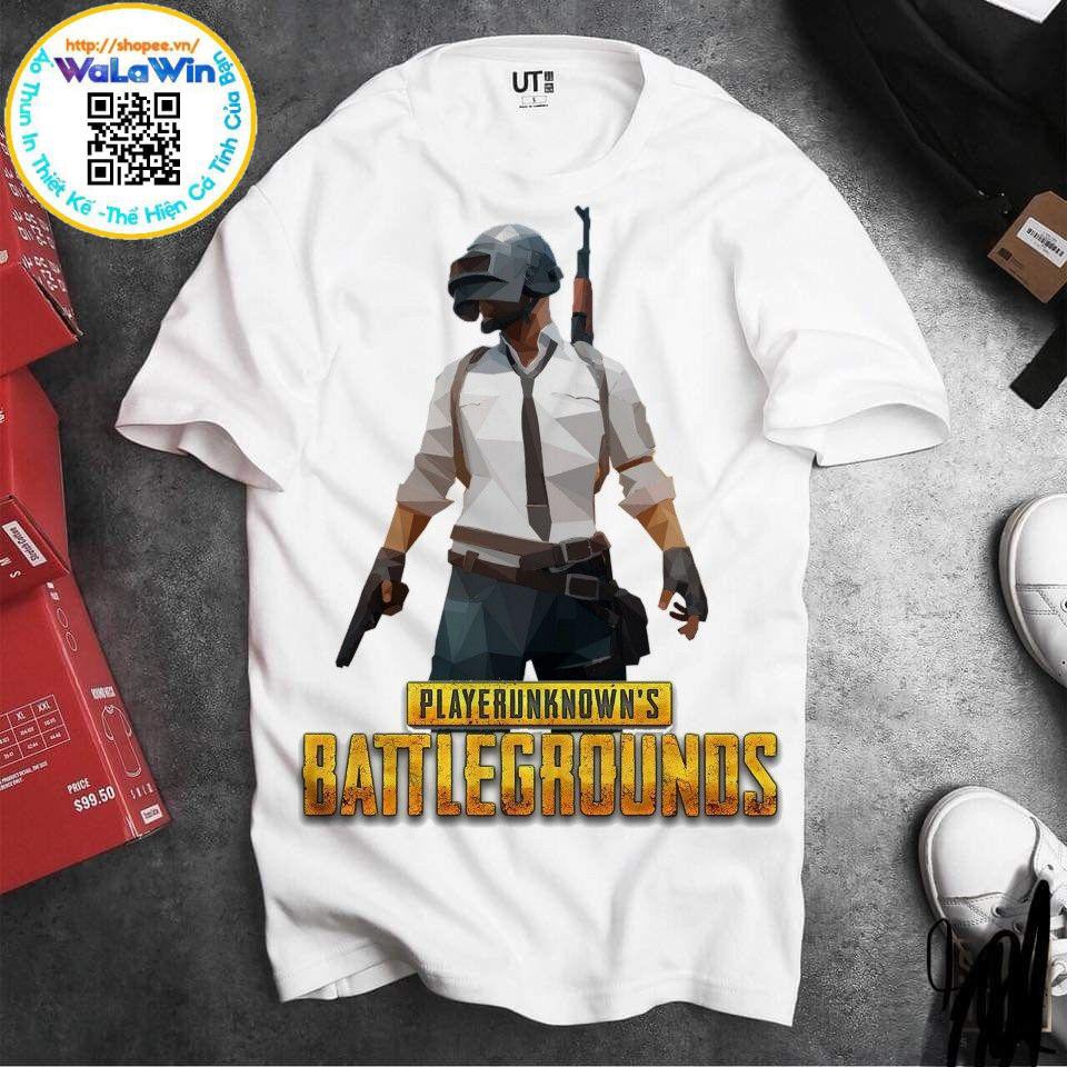 Áo Tay Lỡ - Áo Unisex - Áo Thun Thụng - Áo Thun Trơn giá sỉ - Áo thun tay ngắn Full Size mẫu PUBG 07