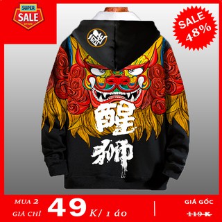 [NA85]áo nỉ có mũ hoodie bông form rộng nam nữ mặc được