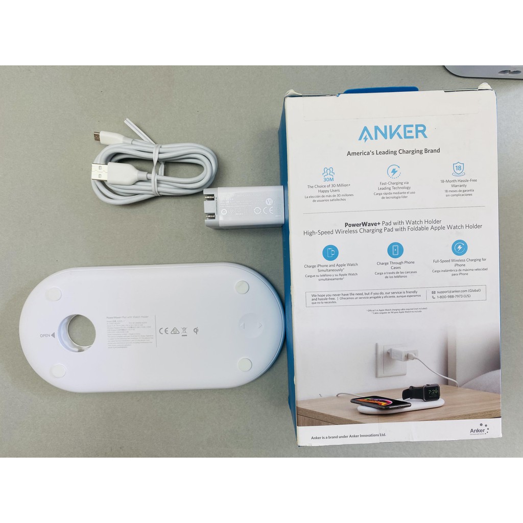 Sạc Không Dây PowerWave+ kiêm giá đỡ Watch