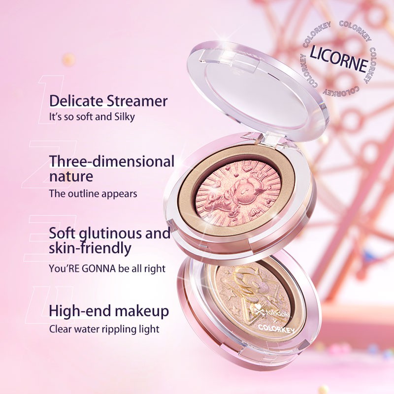 [Mã FMCGM100 - 10% đơn 500K] Phấn Bắt Sáng COLORKEY Ba Chiều Màu Gừng Quyến Rũ Cho Nữ | BigBuy360 - bigbuy360.vn