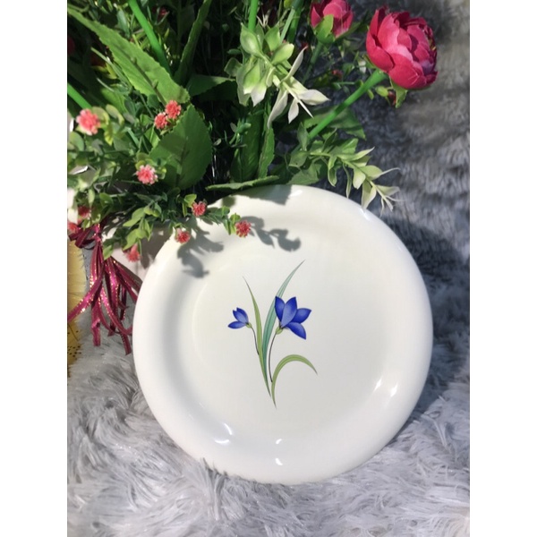 Đĩa hoa xanh