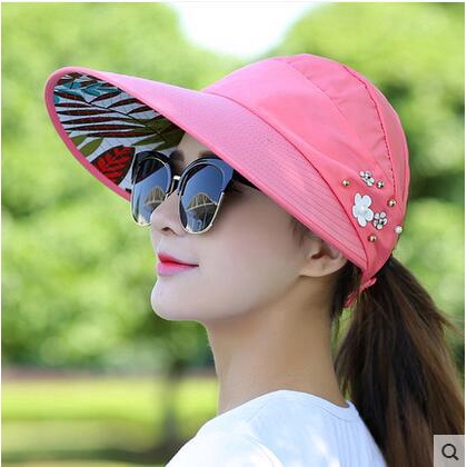 Women's Fashion Pearl Large Brim Hat