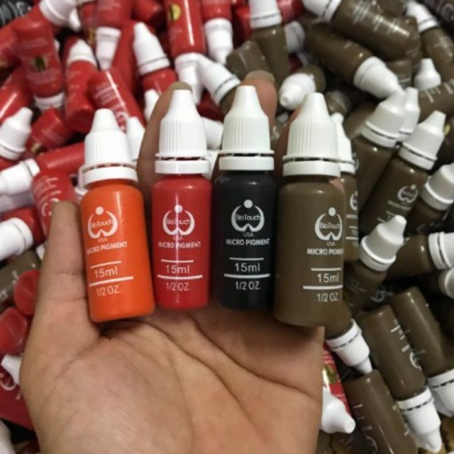 (GIÁ SIÊU RẺ) Mực Học,Tập Xăm Biotouch - Mực Đặc Nhanh ĐỦ MÀU LẠ