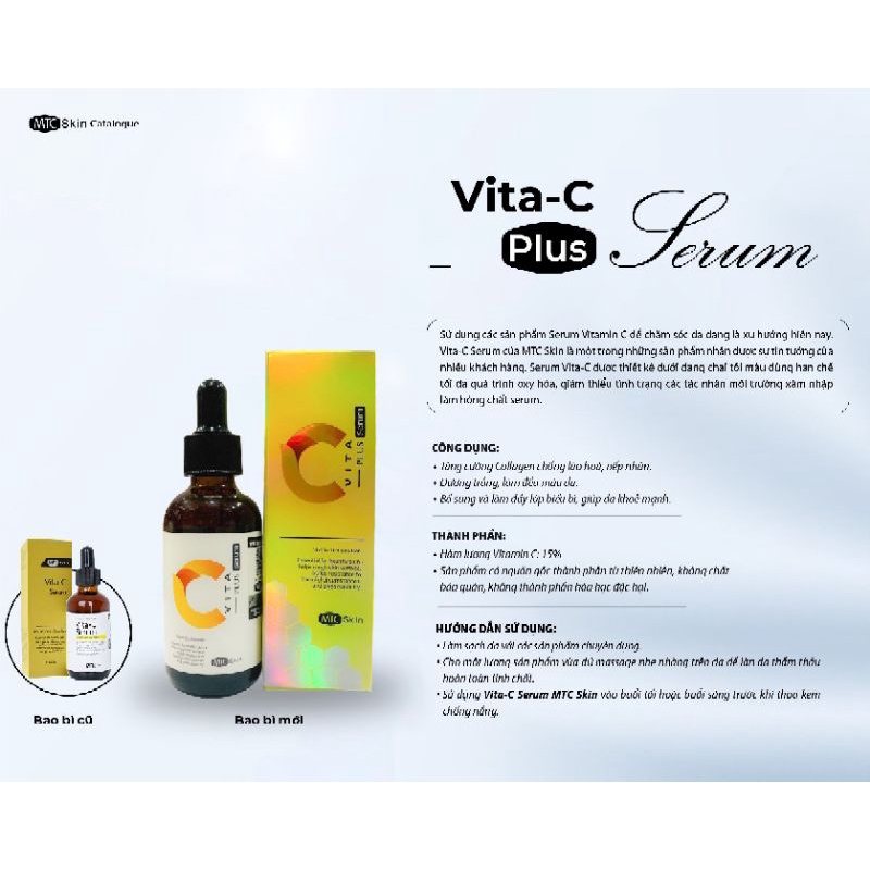 SERUM VITA C (Sản phẩm chính hãng MTC Hàn Quốc)