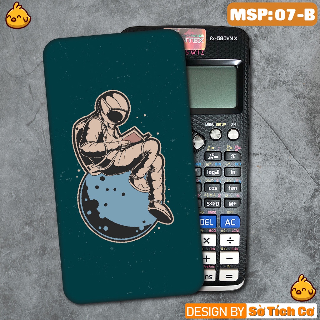 Miếng decal dán máy tính fx-570, fx-580, fx880, Casio, Vinacal,...  Phi Hành Gia 4 MSP: 07