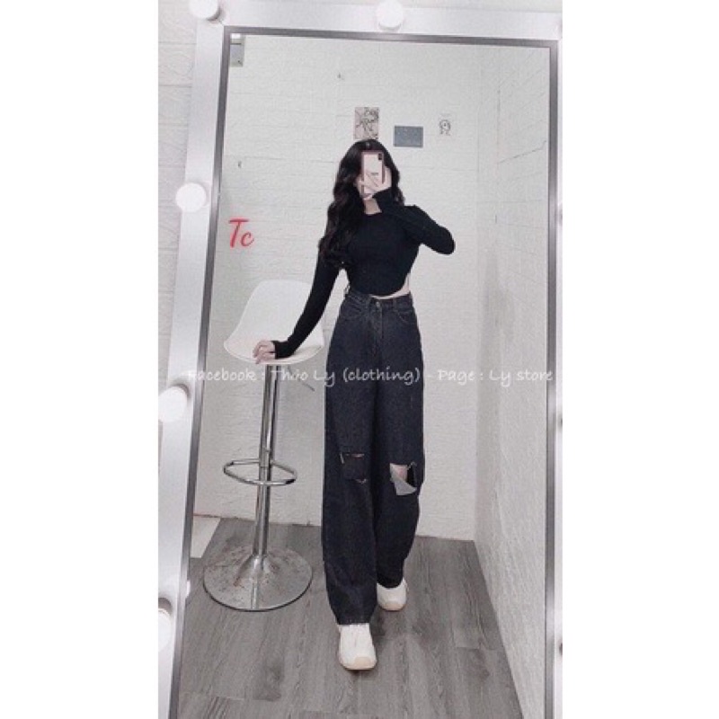 Quần bò óing rộng