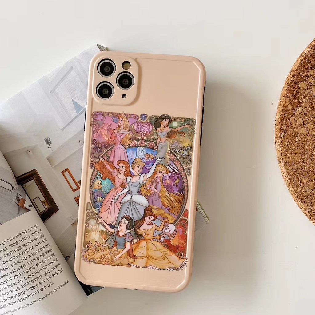 Ốp điện thoại mềm họa tiết công chúa Disney cho iPhone 7 8 SE2 plus X XS XR XSmax 11 Pro Promax | BigBuy360 - bigbuy360.vn
