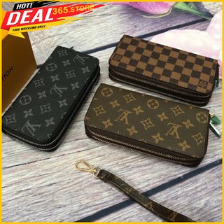 Ví Cầm Tay Cutch Nam, Bóp ví Dài Nam Lv Siêu Sang, Da PU Siêu Mềm, Cực Đẹp