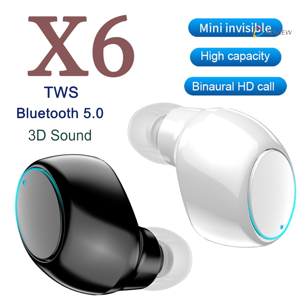 Tai nghe bluetooth không dây X6 có mic cho điện thoại thông minh