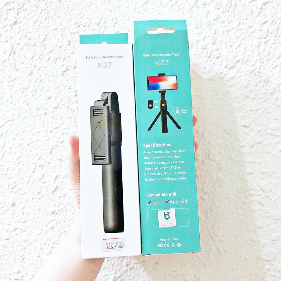 Cây Chụp Hình Tự Sướng 3 chân K07 | BigBuy360 - bigbuy360.vn