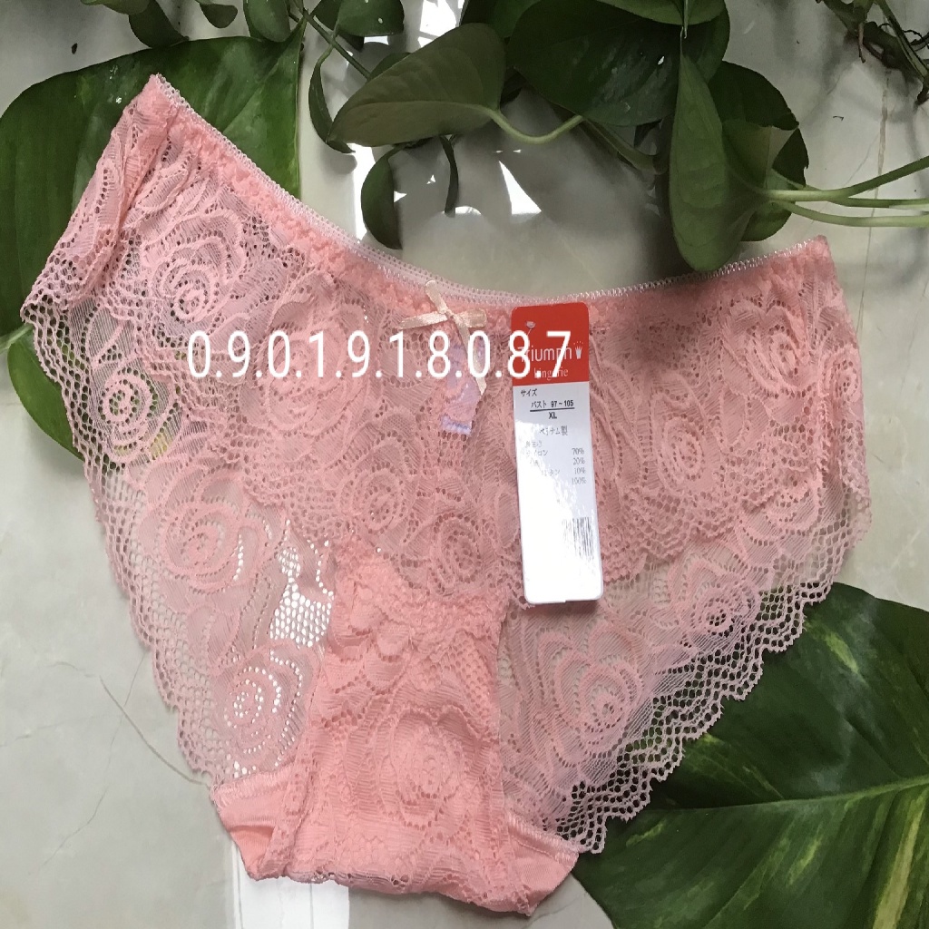 SET 10 QUẦN LÓT NỮ CAO CẤP REN HOA HỒNG QUYẾN RŨ MARKETONLINE68
