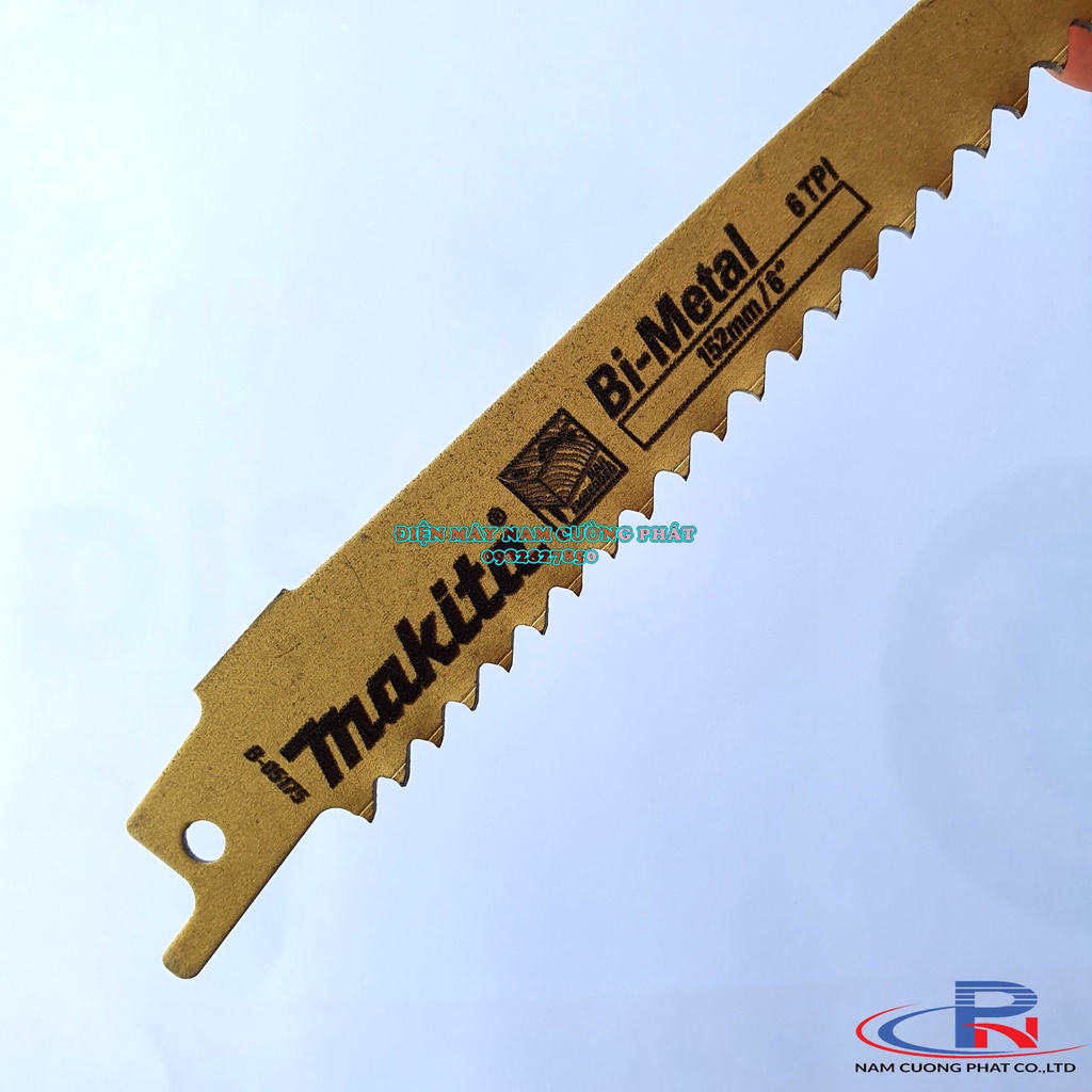 Lưỡi cưa kiếm cắt gỗ 152x19x1.25mm- dùng cho gỗ có đinh Makita B-05175