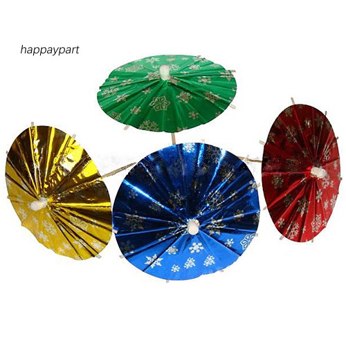 ✦Phụ Kiện Chuyên Dụng Cho Xe Hơi✦Set 50 Dù Giấy Mini Trang Trí Đồ Uống