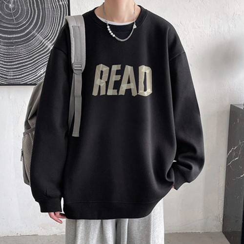 Áo len sweater nam nữ unisex form rộng đôi nỉ ngoại local brand đẹp cặp đôi ulzzang hàn quốc oversize dày mịn zip READ