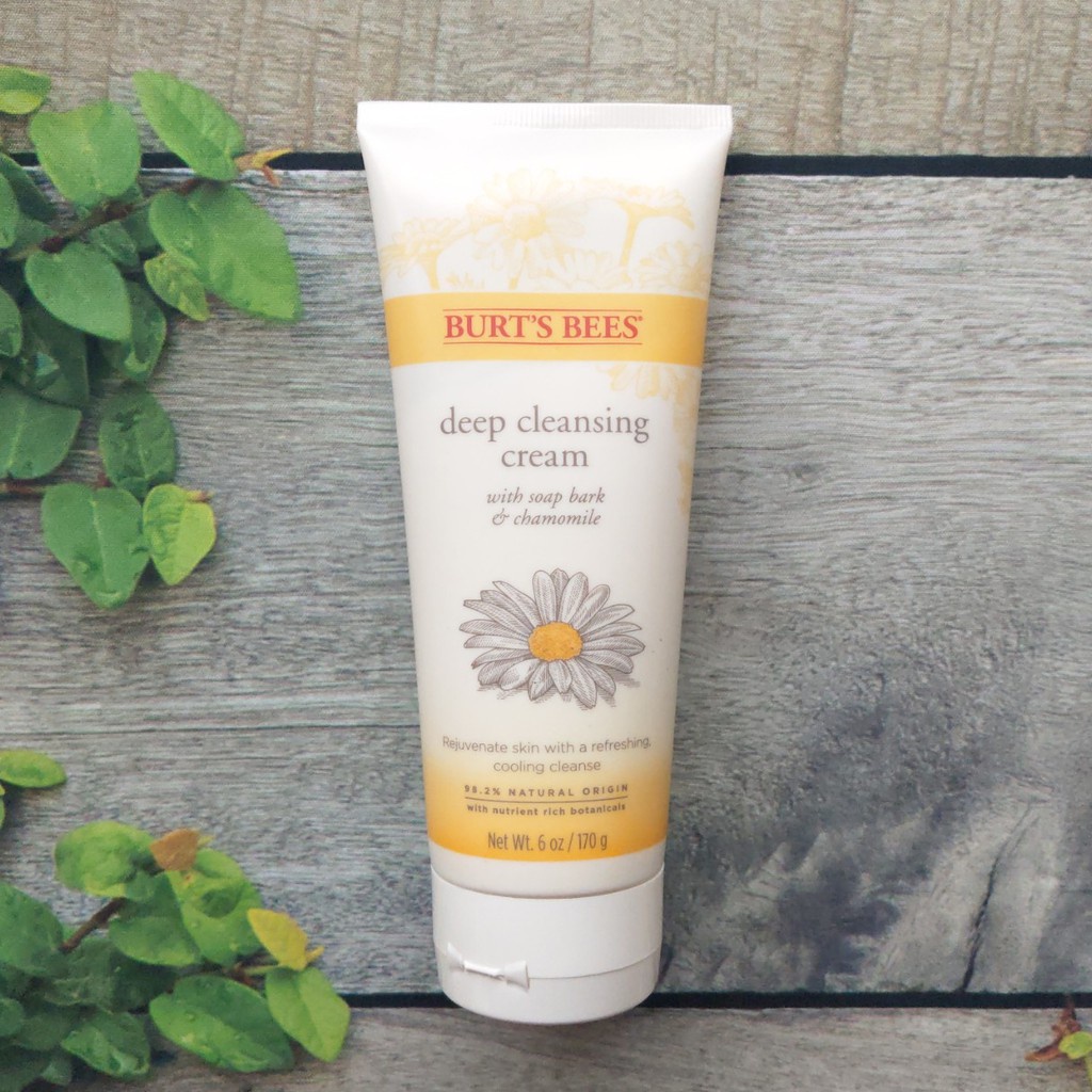 [Bill Mỹ- Mẫu Mới] Sữa Rửa Mặt Burts Bees Hoa Cúc- nhẹ dịu, lành tính, không bọt (170g)