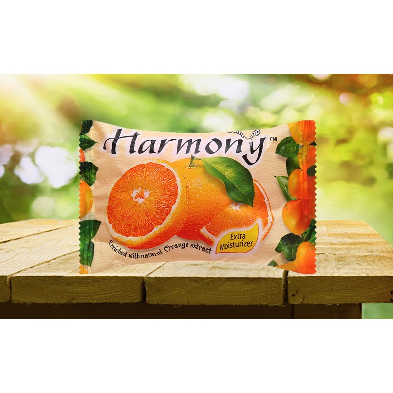 Xà bông cục Harmony 75g dâu, cam, chanh, táo , nho