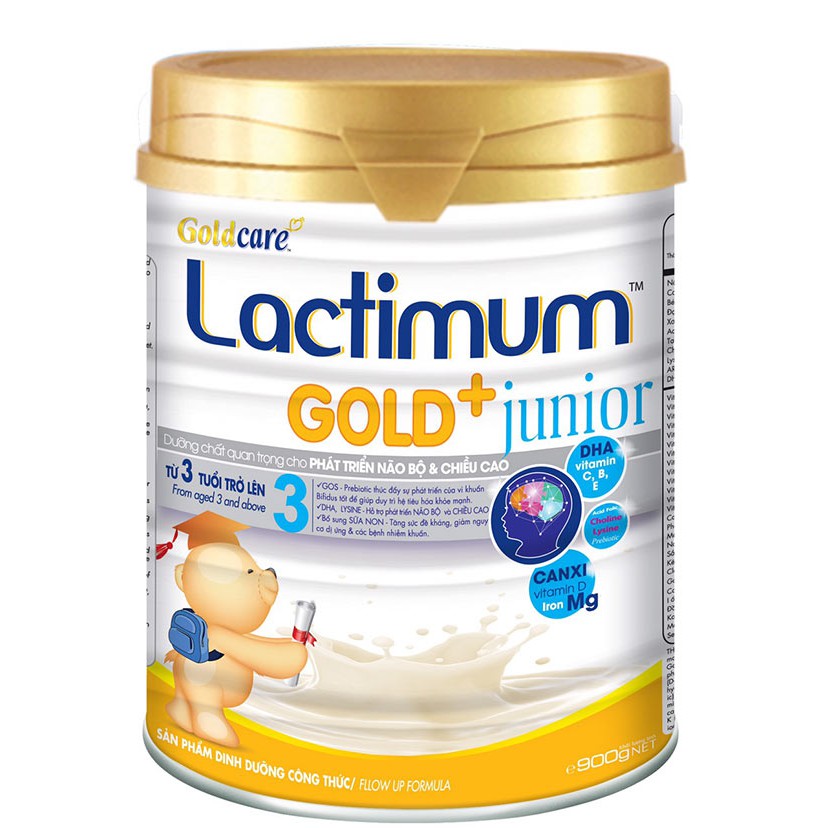 Goldcare Lactimum Gold + Newborn 3: Từ 3 tuổi trở lên (900 gam)