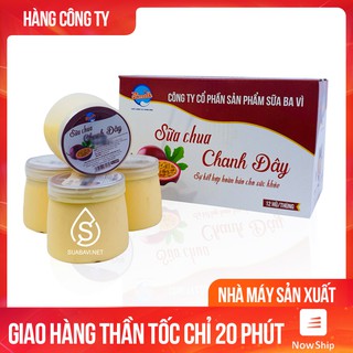 Sữa Chua Chanh Dây Ba Vì - Zmilk - Thùng 12 Hũ