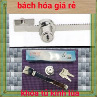 KHÓA TỦ KÍNH LÙA RĂNG CƯA