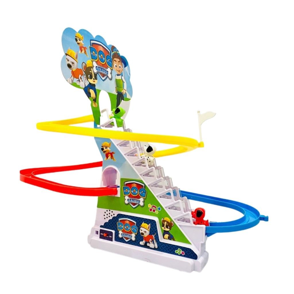 Đường Đua Robocar Poli - Bộ Mô hình Đồ Chơi Leo Thang, Bậc Thang - Cầu Trượt Vui Nhộn [Shop Mẹ Mốc] ,RBLT