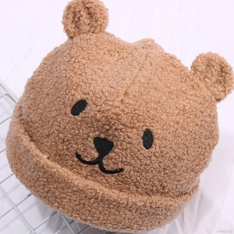 Nón len giữ ấm phong cách Hàn Quốc dễ thương dành cho các bé