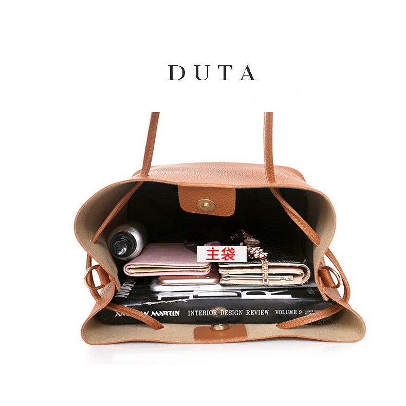 Set túi xách, ví cầm tay 4 món bằng da PU cao cấp thiết kế thời trang cho nữ/ Set túi xách nữ giá rẻ