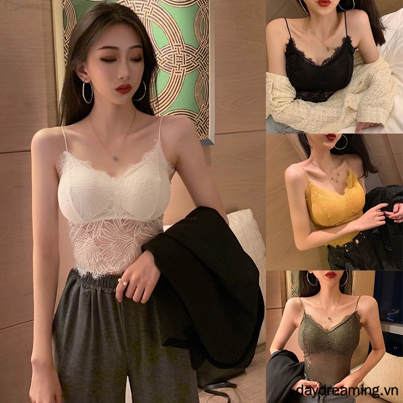 Áo Lót Hai Dây Mỏng Nhẹ Cơ Bản Cho Nữ