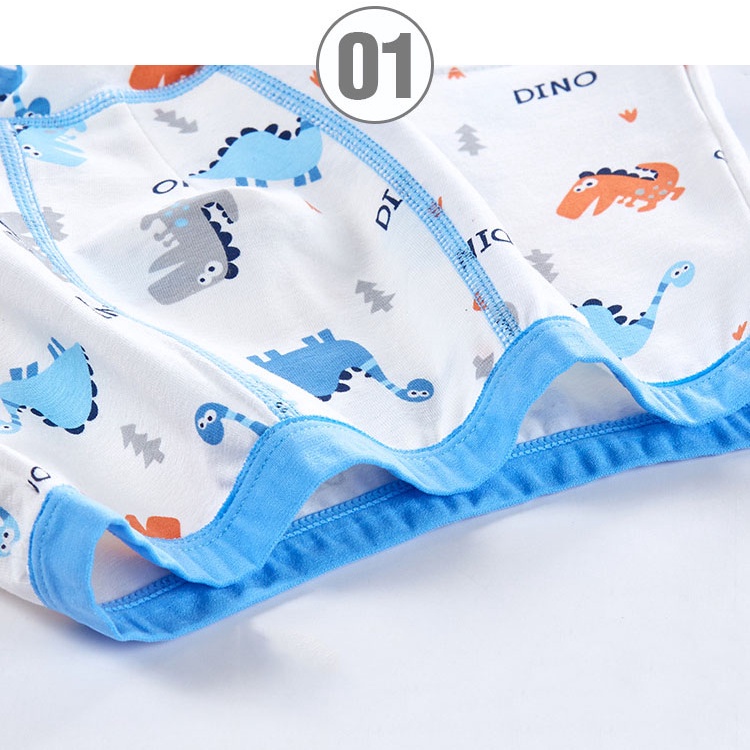 SET 4 Quần Sịp Boxer Bé Trai Cotton Cao Cấp DAHANA Kids - Quần Lót Boxer Bé trai ( Có Size Đại Cho Trẻ Béo)