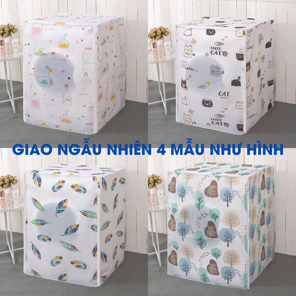 Bọc máy giặt Cao Cấp cửa đứng 6-8kg Chống Thấm ,Chống bám bụi ,Tháo Lắp dễ dàng