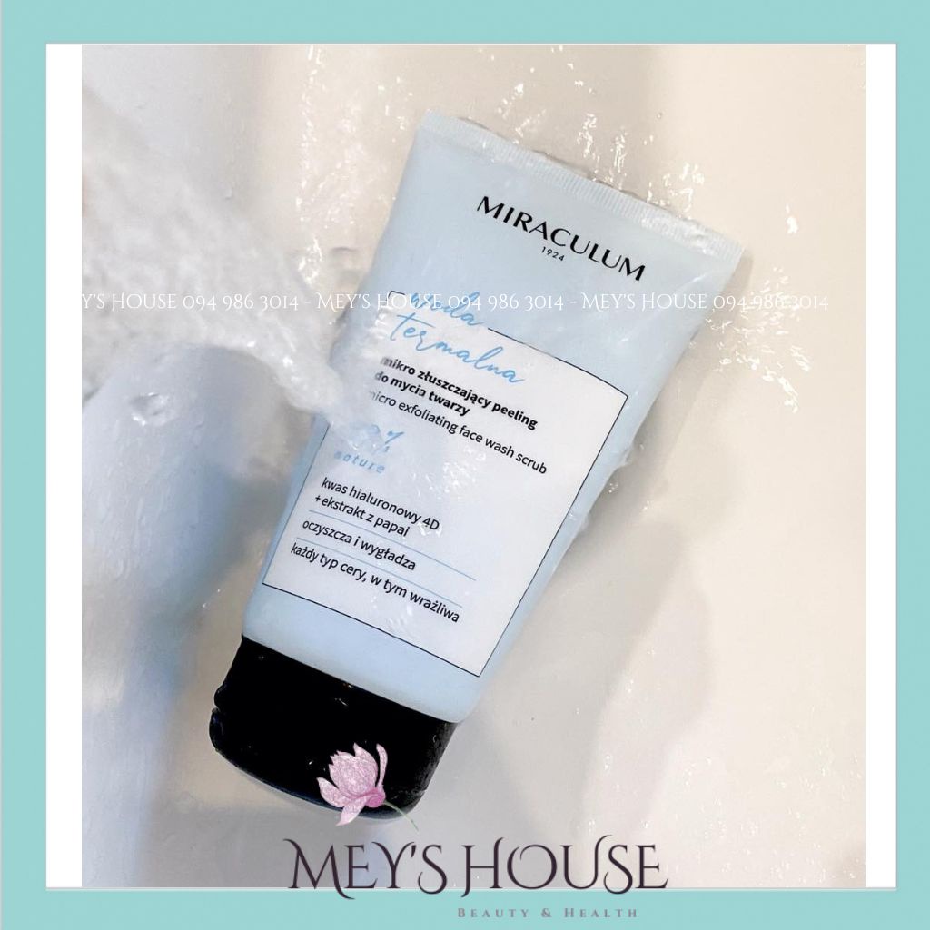 Sữa Rửa Mặt Trắng Da Miraculum Woda Termalna Làm Sạch Sâu Dưỡng Ẩm 200ml