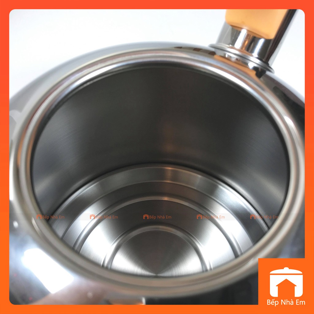 Ấm Đun Nước ZEBRA IMAGE II ( Cam - Đỏ ) 3.5L - 4.9L (Inox 304) - Hàng Nhập Khẩu Thái Lan