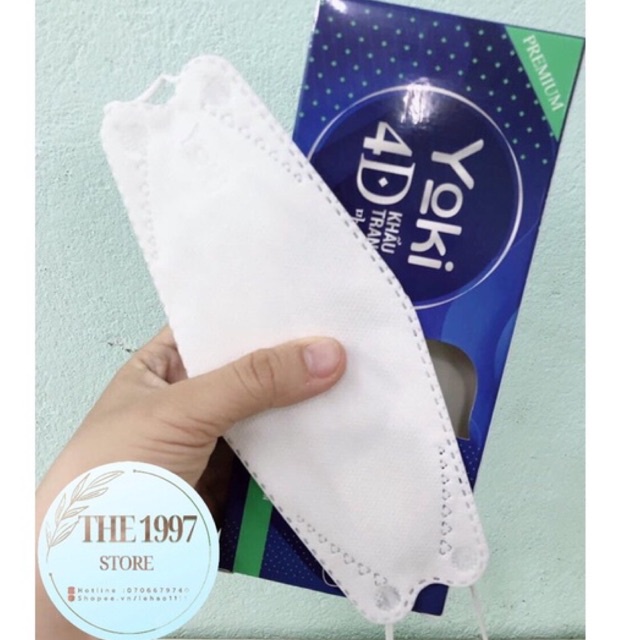 Khẩu Trang Kháng Khuẩn 4D Yoki Cao Cấp ,Hộp 10cái Xịn Sò (Hàng Công Ty) | BigBuy360 - bigbuy360.vn